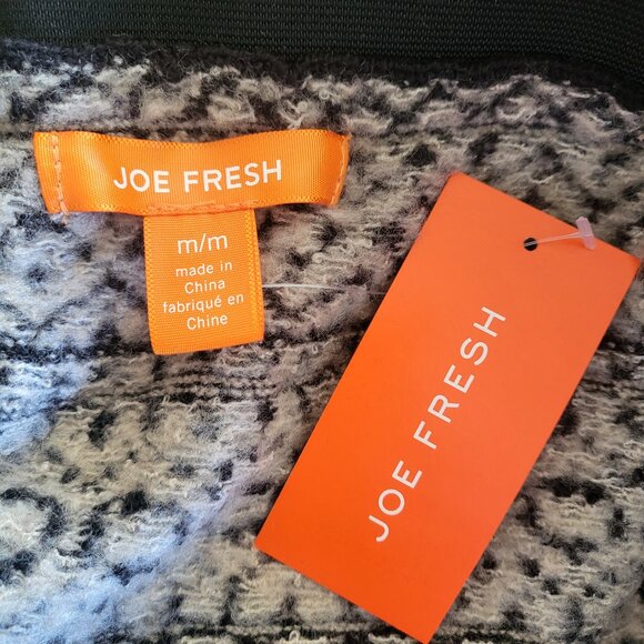 Joe Fresh Knit Pencil Mini Skirt Taupe & Black Size M - Picture 5 of 8